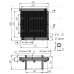 Радиатор гидравлический МО5, 210 л/мин, 650*550*63мм, G1 1/4BSP