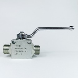 Кран шаровый двухходовой VH2V-22-1,5 HFD резьба M22x1,5 (14SR) до 500 бар / усиленный