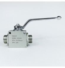 Кран шаровый двухходовой VH2V-30-2 HFD резьба M30x2 (22LR) до 315 бар