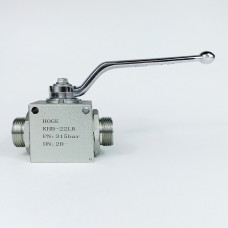 Кран шаровый двухходовой VH2V-30-2 HFD резьба M30x2 (22LR) до 315 бар