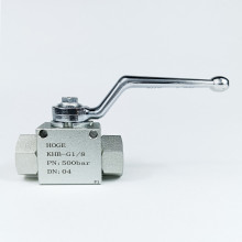 Кран шаровый двухходовой VH2V-G1/8 HFD резьба G1/8" до 500 бар
