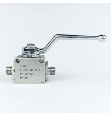 Кран шаровый трехходовой VH3V-12-1.5-T HFD резьба М12х1.5 06LR до 315 бар тип T
