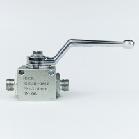 Кран шаровый трехходовой VH3V-14-1.5 HFD резьба М14х1.5 08LR до 315 бар тип L Кран шаровый трехходовой VH3V-14-1.5 HFD резьба М14х1.5 08LR до 315 бар тип L