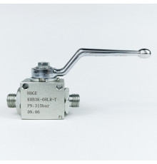 Кран шаровый трехходовой VH3V-14-1.5-T HFD резьба М14х1.5 08LR до 315 бар тип T