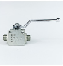 Кран шаровый трехходовой VH3V-18-1.5 HFD резьба М18х1.5 12LR до 315 бар тип L