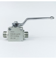 Кран шаровый трехходовой VH3V-20-1.5 HFD резьба М20х1.5 12SR до 315 бар тип L / усиленный