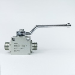 Кран шаровый трехходовой VH3V-20-1.5-T HFD резьба М20х1.5 12SR до 315 бар тип T / усиленный Кран шаровый трехходовой VH3V-20-1.5-T HFD резьба М20х1.5 12SR до 315 бар тип T / усиленный