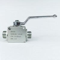 Кран шаровый трехходовой VH3V-22-1.5 HFD резьба М22х1.5 15LR до 315 бар тип L Кран шаровый трехходовой VH3V-22-1.5 HFD резьба М22х1.5 15LR до 315 бар тип L