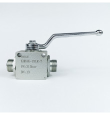 Кран шаровый трехходовой VH3V-22-1.5-T HFD резьба М22х1.5 15LR до 315 бар тип T