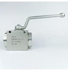 Кран шаровый трехходовой VH3V-G1 1/2 HFD резьба G1 1/2" до 315 бар тип L