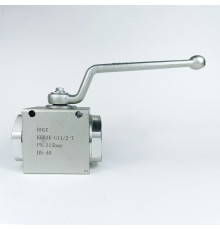 Кран шаровый трехходовой VH3V-G1 1/2-T HFD резьба G1 1/2" до 315 бар тип T