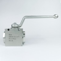 Кран шаровый трехходовой VH3V-G1 1/4-T HFD резьба G1 1/4" до 315 бар тип T