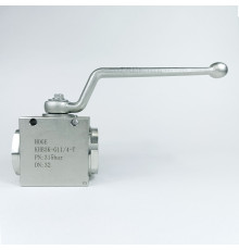 Кран шаровый трехходовой VH3V-G1 1/4-T HFD резьба G1 1/4" до 315 бар тип T