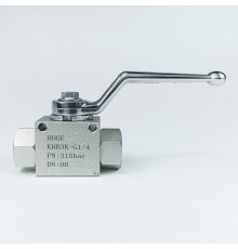 Кран шаровый трехходовой VH3V-G1/4 HFD резьба G1/4" до 315 бар тип L