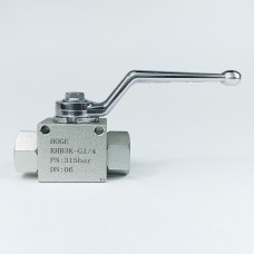 Кран шаровый трехходовой VH3V-G1/4 HFD резьба G1/4" до 315 бар тип L