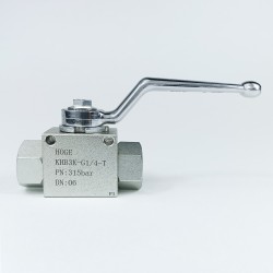 Кран шаровый трехходовой VH3V-G1/4-T HFD резьба G1/4" до 315 бар тип T