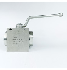 Кран шаровый трехходовой VH3V-G2 HFD резьба G2" до 315 бар тип L
