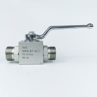 Кран шаровый трехходовой VH3V-27-1.5-T HFD резьба М27х1.5 DK 60° до 315 бар тип T Кран шаровый трехходовой VH3V-27-1.5-T HFD резьба М27х1.5 DK 60° до 315 бар тип T