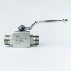 Кран шаровый трехходовой VH3V-27-1.5 HFD резьба М27х1.5 DK 60° до 315 бар тип L Кран шаровый трехходовой VH3V-27-1.5 HFD резьба М27х1.5 DK 60° до 315 бар тип L