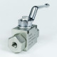 Кран шаровый двухходовой VH2V-G1/8 HFD резьба G1/8" до 500 бар
