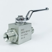 Кран шаровый трехходовой VH3V-20-1.5 HFD резьба М20х1.5 DK 60° до 315 бар тип L Кран шаровый трехходовой VH3V-20-1.5 HFD резьба М20х1.5 DK 60° до 315 бар тип L
