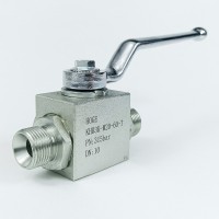 Кран шаровый трехходовой VH3V-20-1.5-T HFD резьба М20х1.5 DK 60° до 315 бар тип T