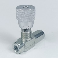 Дроссель с обратным клапаном STU-G1/4'' (VRFU  LА-G08) Китай