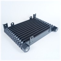 Радиатор масляный AL608(12M) 250х161х32 мм, G3/8 BSP ☰ 12 секций TRUST Style