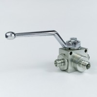 Кран шаровый трехходовой VH3V-12-1.5 HFD резьба М12х1.5 06LR до 315 бар тип L Кран шаровый трехходовой VH3V-12-1.5 HFD резьба М12х1.5 06LR до 315 бар тип L