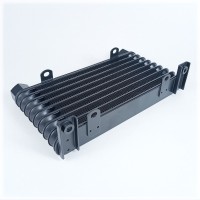 Радиатор масляный AL608(9C) 250х120х32 мм,  JIC AN10 ☰ 9 секций TRUST Style