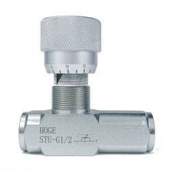Дроссель с обратным клапаном STU-G1/2 (VRFU LА-G12) Дроссель с обратным клапаном STU-G1/2 (VRFU LА-G12)