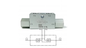 Гидрозамок двусторонний VBPDE 3/8" L