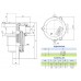 Сливной фильтр OMTF111F10NA2 OMT 1 BSP, 10 мкм, с предохранительным клапаном