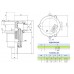 Сливной фильтр OMTF111F03NA OMT 1/2 BSP, 3 мкм, с предохранительным клапаном