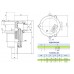 Сливной фильтр OMTF112F25NA OMT 1/2 BSP, 25 мкм, с предохранительным клапаном