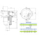 Сливной фильтр OMTF112F10NA OMT 1/2 BSP, 10 мкм, с предохранительным клапаном