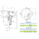 Сливной фильтр OMTF112F03NA1 OMT 3/4 BSP, 3 мкм, с предохранительным клапаном