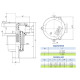 Сливной фильтр OMTF113R60NA2 OMT 1 BSP, 60 мкм, с предохранительным клапаном