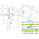Сливной фильтр OMTF221С10NA1 OMT 1 1/2 BSP, 10 мкм, с предохранительным клапаном