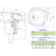 Сливной фильтр OMTF221С10NA OMT 1 1/4 BSP, 10 мкм, с предохранительным клапаном