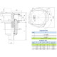 Сливной фильтр OMTF221F10NA7 OMT SAE24 1 7/8" - 12UN BSP, 10 мкм, с предохранительным клапаном