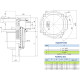 Сливной фильтр OMTF221F10NA2 OMT 2 BSP, 10 мкм, с предохранительным клапаном
