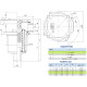 Сливной фильтр OMTF223F10NA OMT 1 1/4 BSP, 10 мкм, с предохранительным клапаном