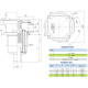 Сливной фильтр OMTF224С10NA1 OMT 1 1/2 BSP, 10 мкм, с предохранительным клапаном