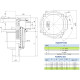 Сливной фильтр OMTF224С10NA OMT 1 1/4 BSP, 10 мкм, с предохранительным клапаном