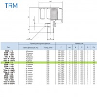 Сапун TRM-1-14 OMT до 250 л/мин, фильтр 40 мкм резьба 1/4 BSP