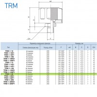 Сапун TRM-1-38 OMT до 250 л/мин, фильтр 40 мкм резьба 3/8 BSP