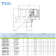Сапун TRVM34-035 OMT до 700 л/мин, фильтр 40 мкм резьба 3/4 BSP, с клапаном на 0.35 бар