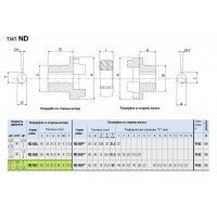 Полумуфта двигателя ND65C ОМТ (АИР100/112, вал 28 мм)