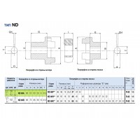 Полумуфта двигателя ND86A ОМТ (АИР100/112, вал 28 мм)